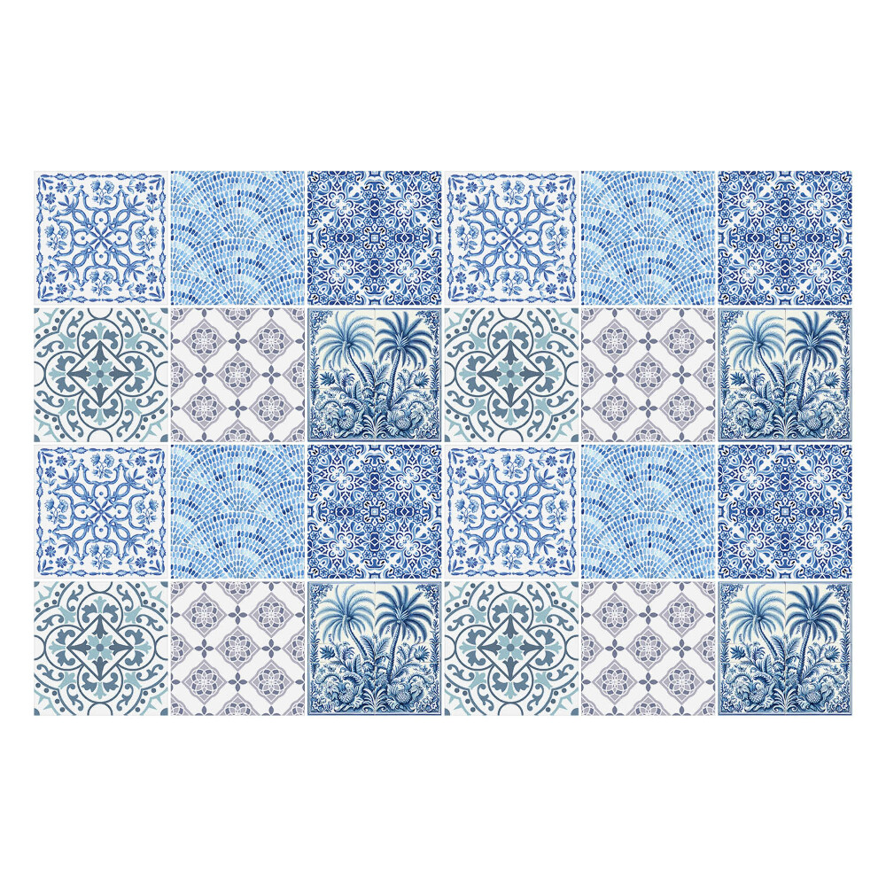 Autocolante gresie si faianta Plăci clasice cu ornamente