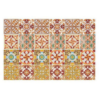 Autocolante gresie si faianta Compoziție de plăci vintage