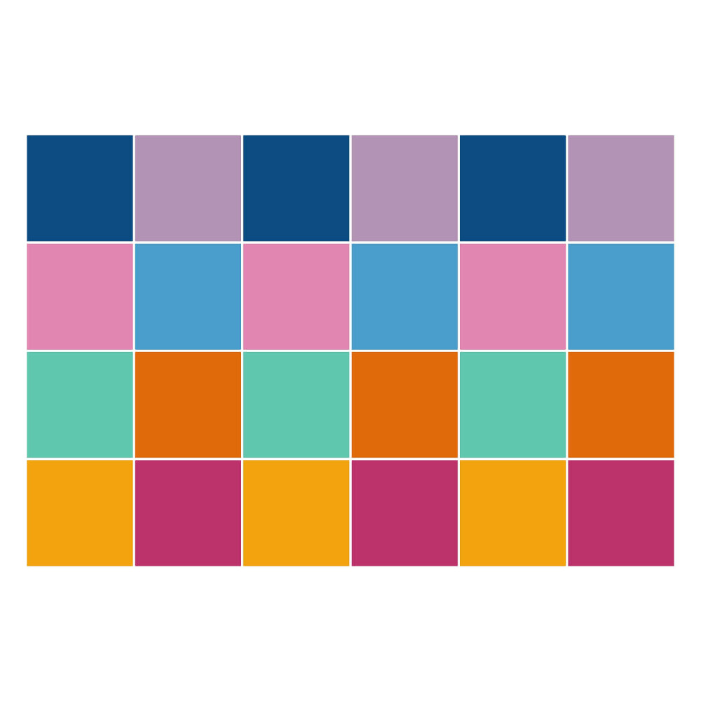 Autocolante gresie si faianta Mozaic neted pastelat