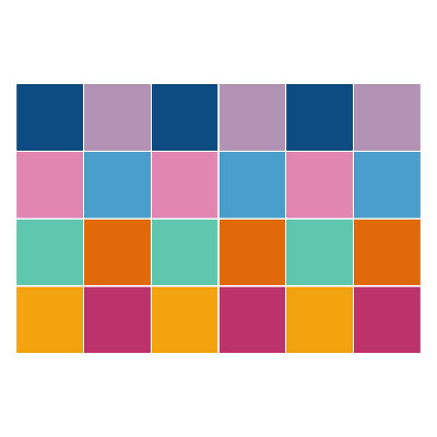 Autocolante gresie si faianta Mozaic neted pastelat