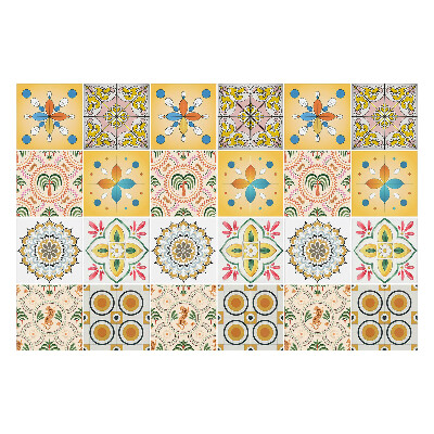 Autocolante pentru gresie Design tropical