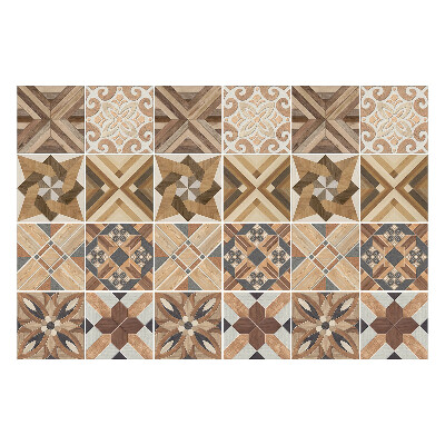 Autocolante gresie si faianta Mozaic din lemn