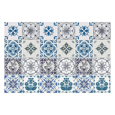 Autocolante gresie Ornamente florale în compoziție