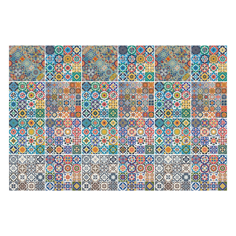 Autocolante gresie Mozaic mic colorat