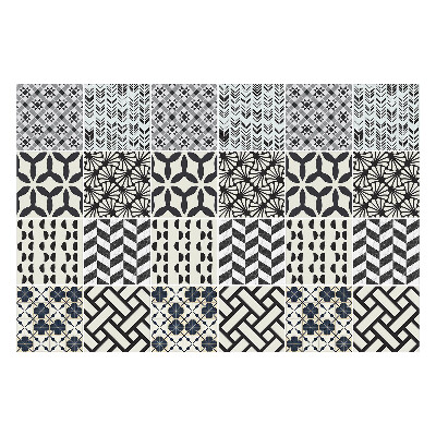 Autocolante gresie Iluzie cu motive geometrice