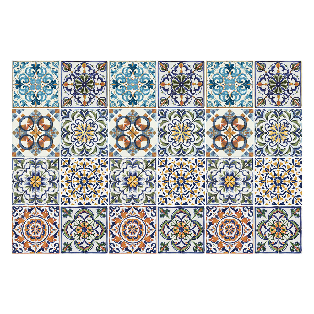 Autocolante gresie si faianta Motive florale și geometrice