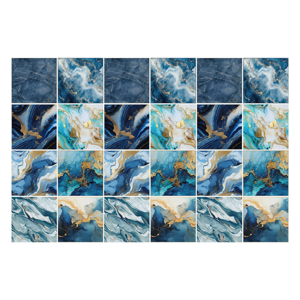 Autocolante gresie Valuri și vene abstracte