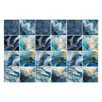 Autocolante gresie Valuri și vene abstracte