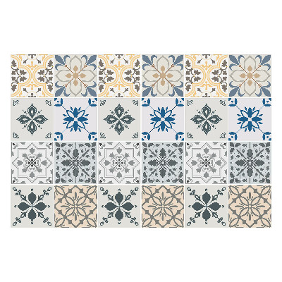 Autocolante gresie si faianta Motive florale în mozaic