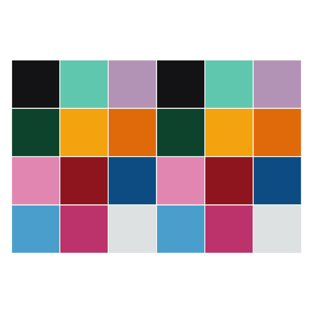 Autocolante gresie Plăci netede multicolore