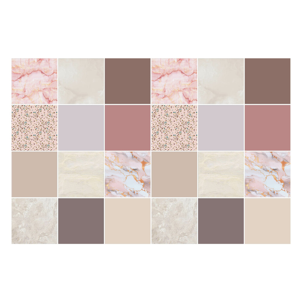 Autocolante gresie si faianta Mozaic cu diverse texturi