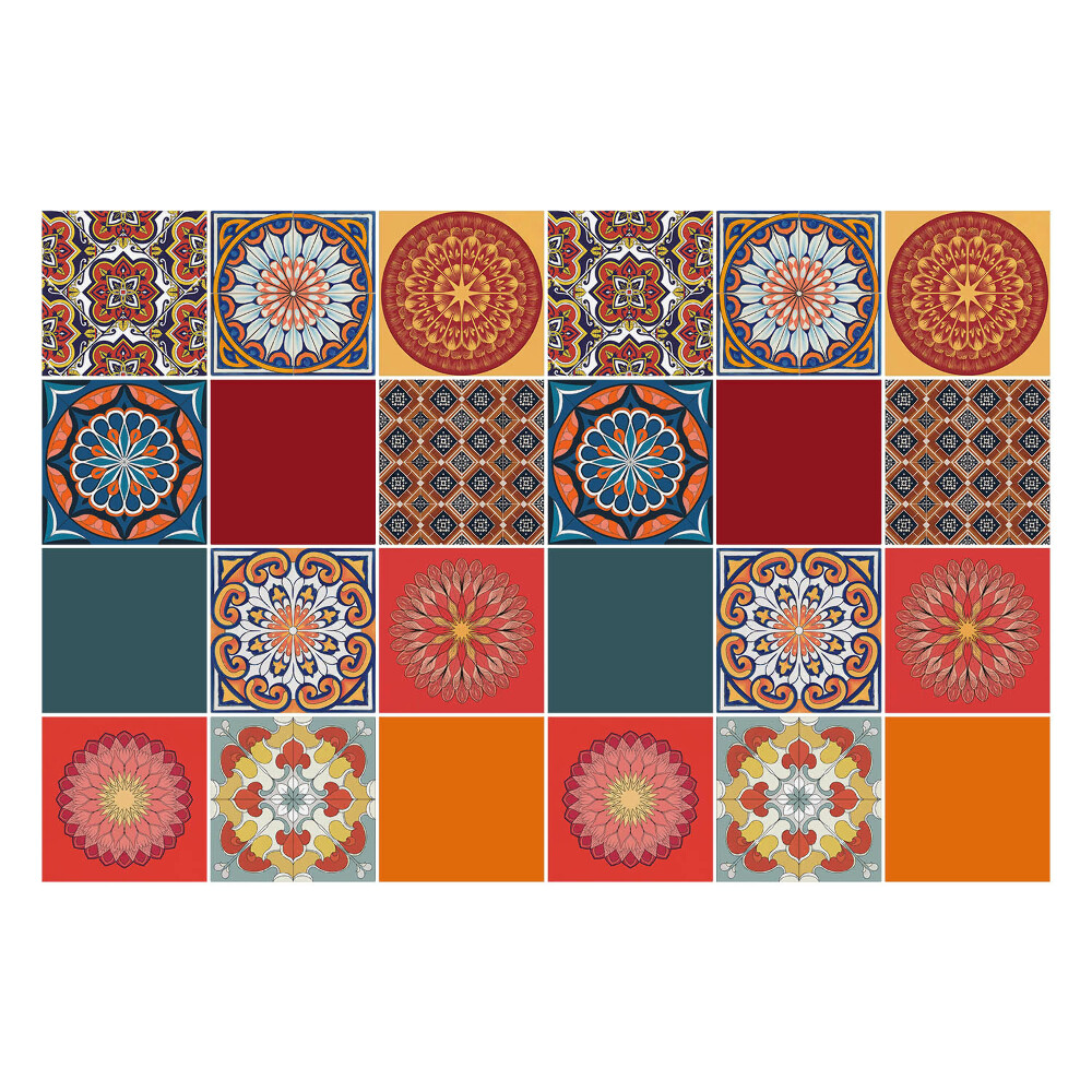 Autocolante gresie si faianta Culori marocane