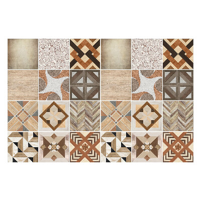 Autocolante pentru gresie Diverse motive din lemn