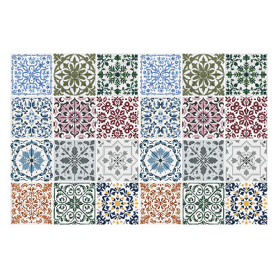 Autocolante pentru gresie Compoziție colorată de plăci