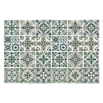 Autocolante gresie Ornamente florale în mozaic