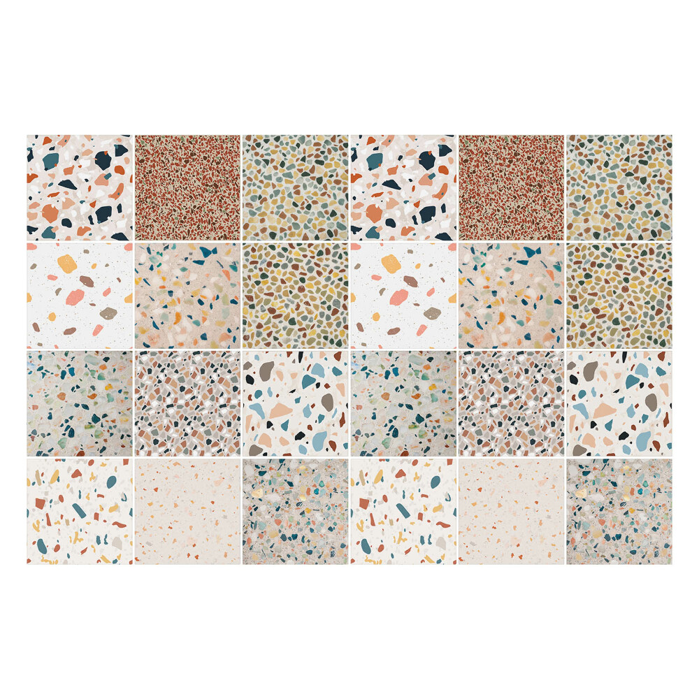 Autocolante pentru gresie Colecția de pietre zdrobite