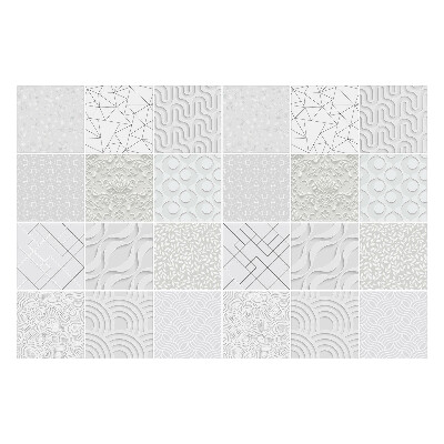 Autocolante pentru gresie Forme și unde 3D