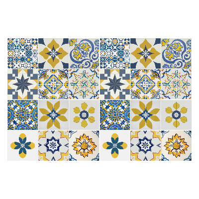 Autocolante gresie Motive florale geometrice