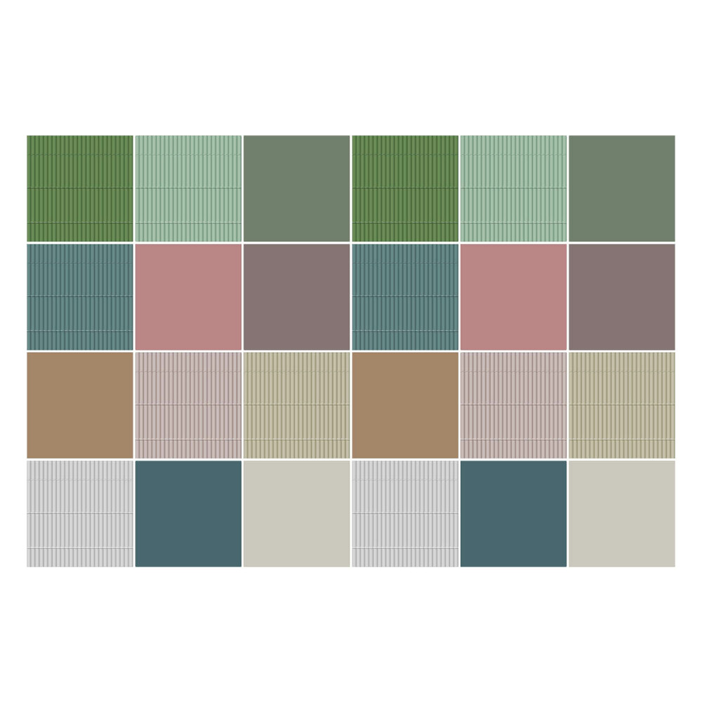 Autocolante pentru gresie Blocuri de culori geometrice