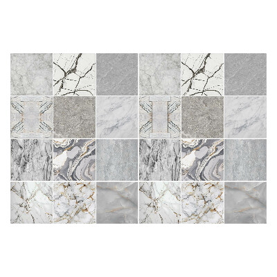 Autocolante pentru gresie Motive elegante din marmură