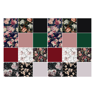 Autocolante pentru gresie Compoziții florale