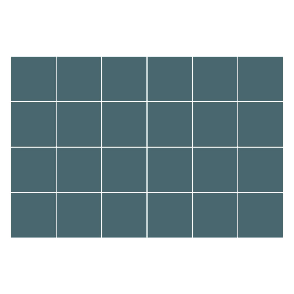 Autocolante pentru gresie Culoare turcoaz închis