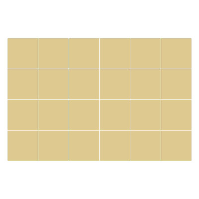 Autocolante pentru gresie Culoare galben pastel