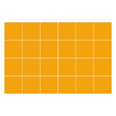 Autocolante gresie si faianta Culoare portocalie deschisă