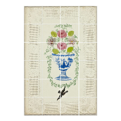 Autocolante gresie Vază cu flori