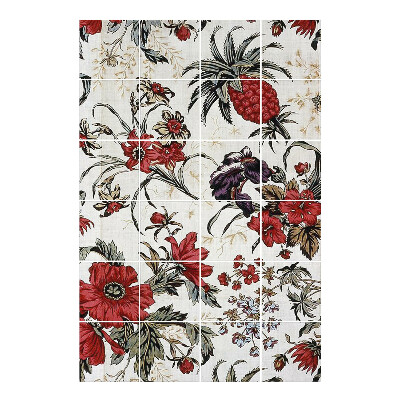 Autocolante pentru gresie Motiv floral tropical