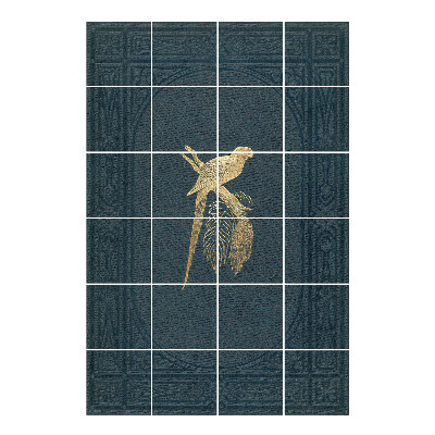 Autocolante gresie si faianta Un papagal pe o creangă