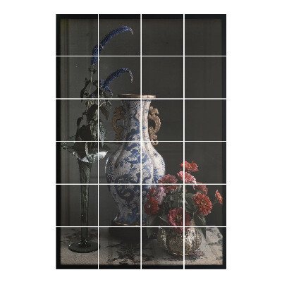 Autocolante gresie si faianta Vază cu flori