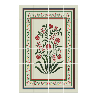 Autocolante gresie Motiv floral vegetal