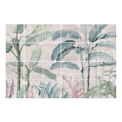 Autocolante gresie si faianta Vegetația tropicală