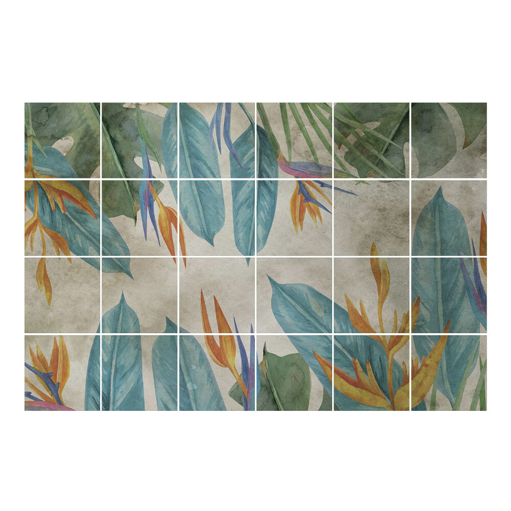 Autocolante gresie si faianta Vegetația tropicală