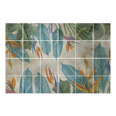 Autocolante gresie si faianta Vegetația tropicală