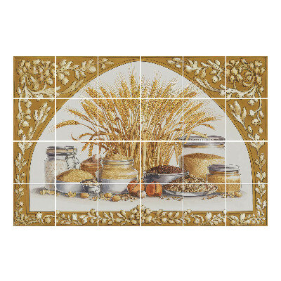 Autocolante gresie si faianta Recoltarea și semințele de cereale