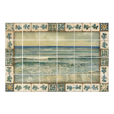 Autocolante gresie si faianta Valul mării în cadru