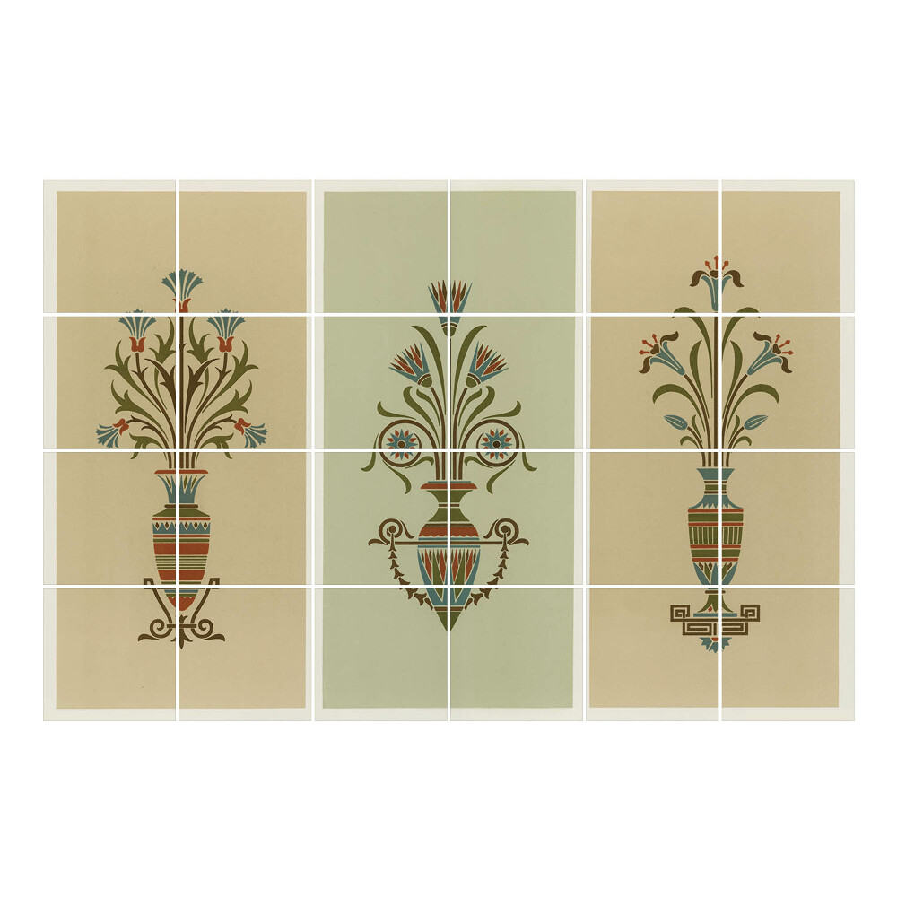 Autocolante gresie si faianta Aranjamente florale în vaze