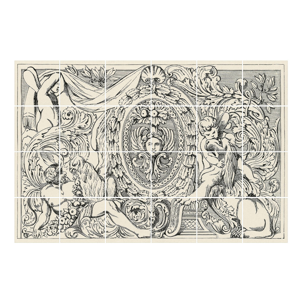 Autocolante pentru gresie Motiv mitologic