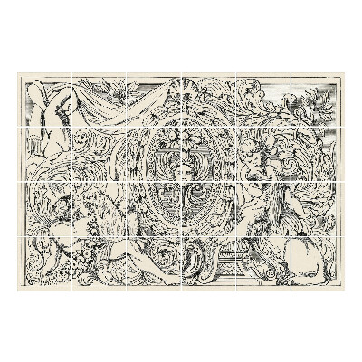 Autocolante pentru gresie Motiv mitologic