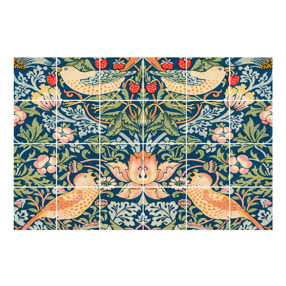 Autocolante gresie si faianta Hoțul de căpșuni de William Morris