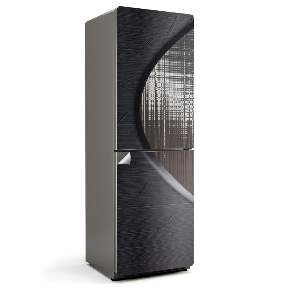 Autocolant pentru frigider Model abstract cu valuri