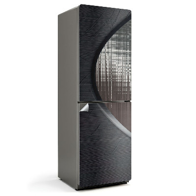 Autocolant pentru frigider Model abstract cu valuri