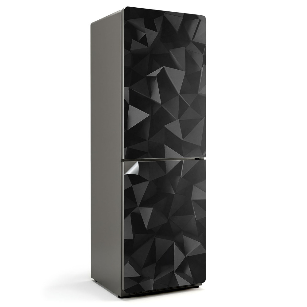 Autocolant pentru frigider Geometrie tridimensională