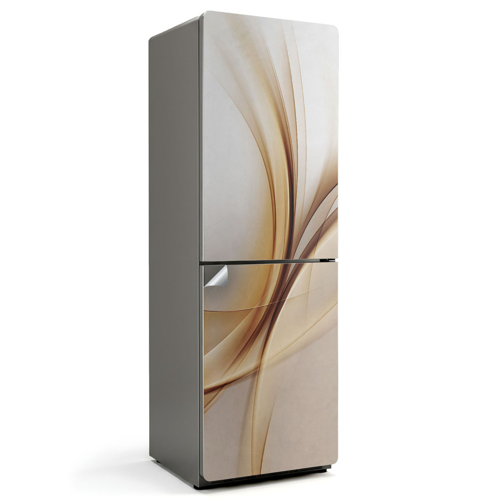 Folie frigider Valuri și linii abstracte