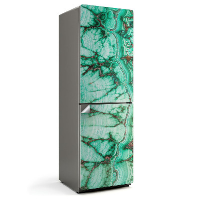Folie pentru frigider Model de malachit în detaliu