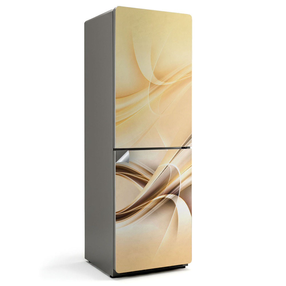 Folie frigider Valuri și linii abstracte