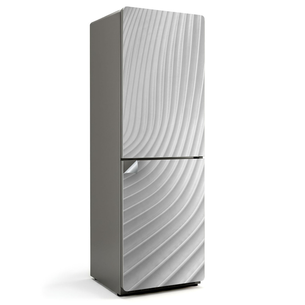 Folie pentru frigider Valuri într-un stil minimalist