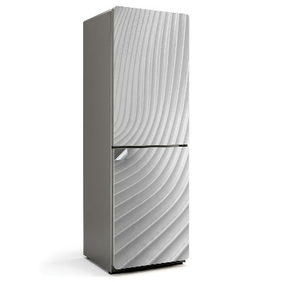 Folie pentru frigider Valuri într-un stil minimalist